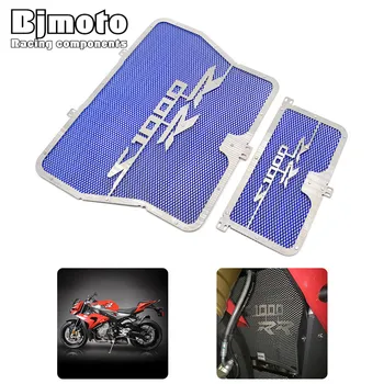 

Bjmoto Free drop shipping Stainless steel Motorcycle Radiator Guard Cover Grille Protector for BMW S1000R S1000RR HP4 S1000XR