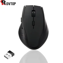 Rovtop USB Беспроводная мышь 1200 dpi регулируемый USB 3,0 приемник оптическая компьютерная мышь 2,4 ГГц эргономичные мыши для ноутбука ПК мышь