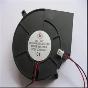 

JETTING Black Portable Brushless DC Cooling Blower Fan 2 Wires 5015S 12V 0.06A 50x15mm