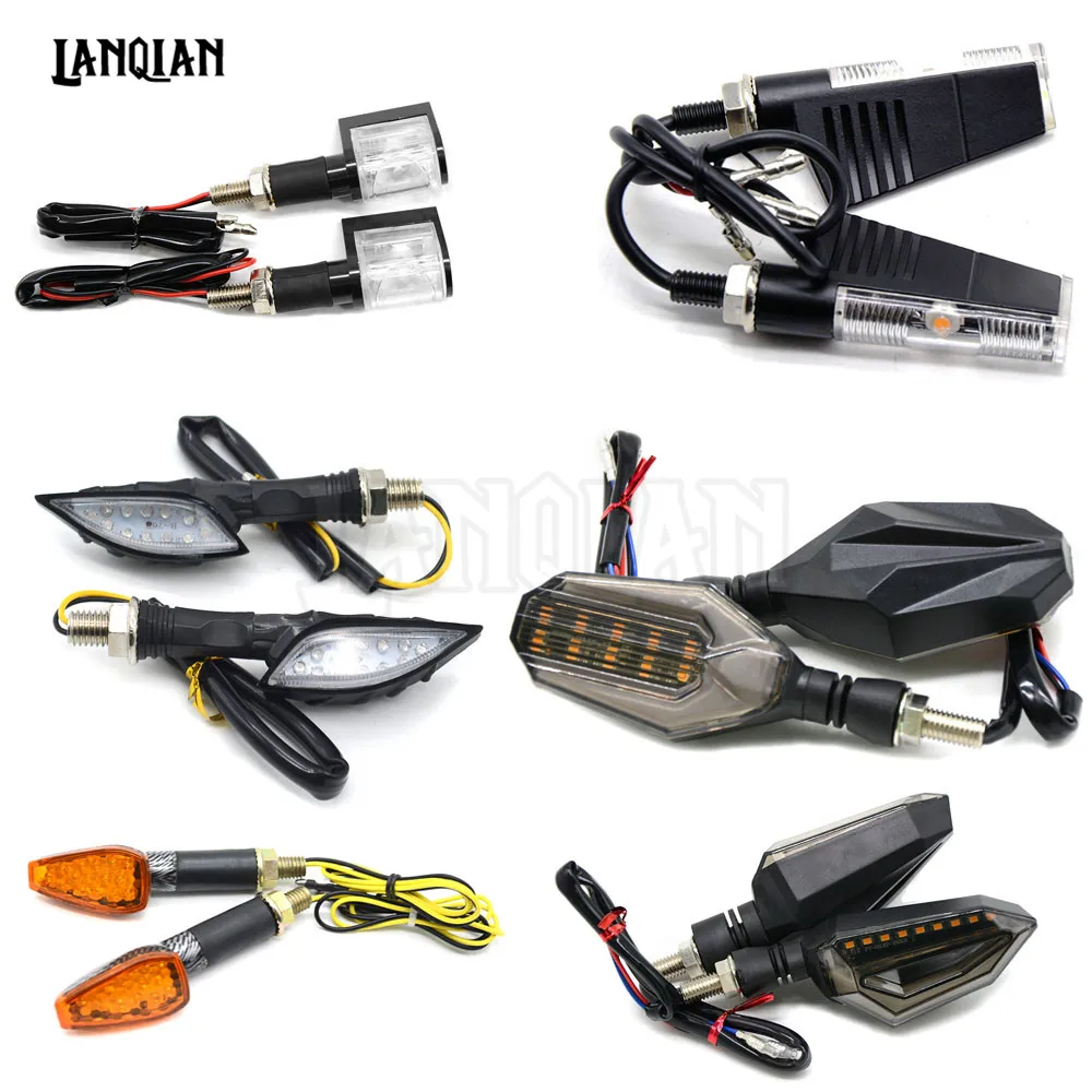 

For suzuki sv 650 honda hornet cb600f cbr 250r Universal Motorcycle 12V LED Turn Signal Indicators Light Amber Blinker Light led