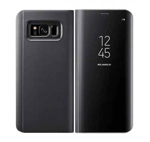 10 шт./партия, умный зеркальный флип, кожаный чехол для samsung Galaxy Note8 5, чехлы, чехлы