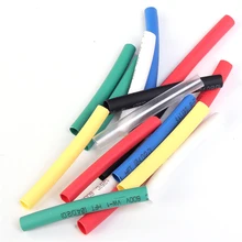 56pcs 7 Colors 4mm Heat Shrink Tube Bag 8pcs each Retardant Polyolefins 2:1 Heat Shrinkable Tubing Wrap Sleeve Assorted Kit
