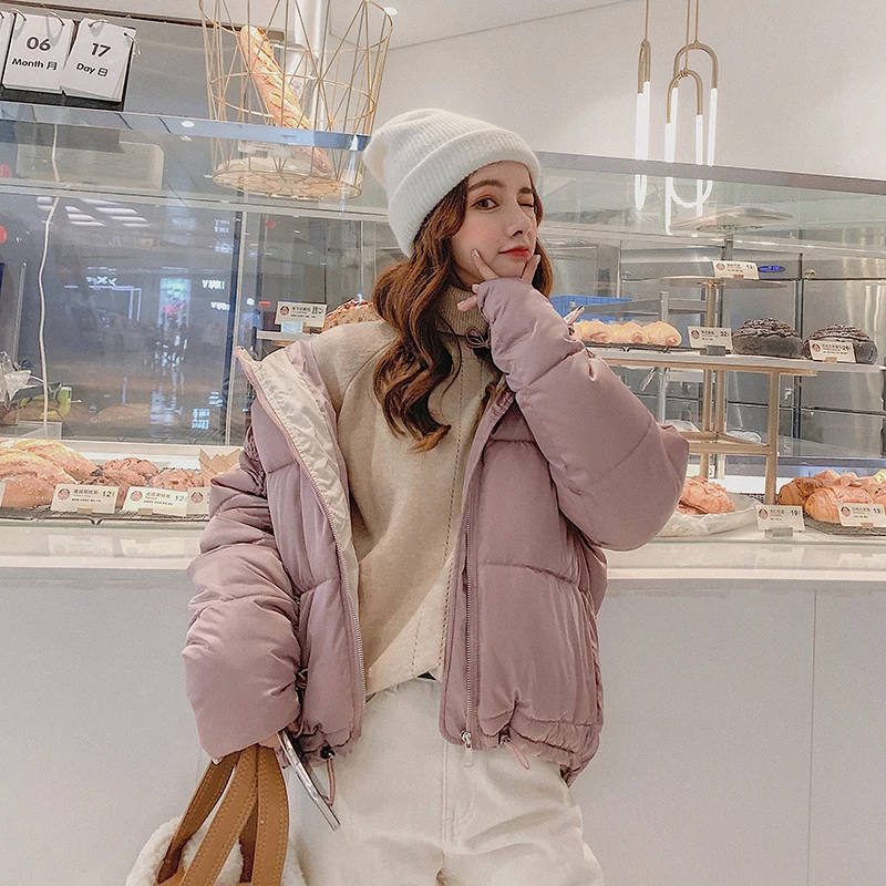 

Plus Size Parka Winter Jacket Women Thick Outwear Cotton Coat 2019 New Autumn Loose Student Jackets and Coats
