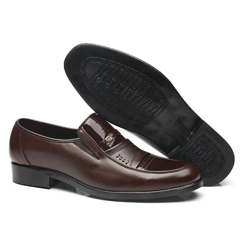 Мужская повседневная кожаная обувь; Мужские модельные туфли; Лидер продаж; мужские водонепроницаемые мокасины в британском стиле; мужская обувь на плоской подошве для вождения; большие размеры; 346