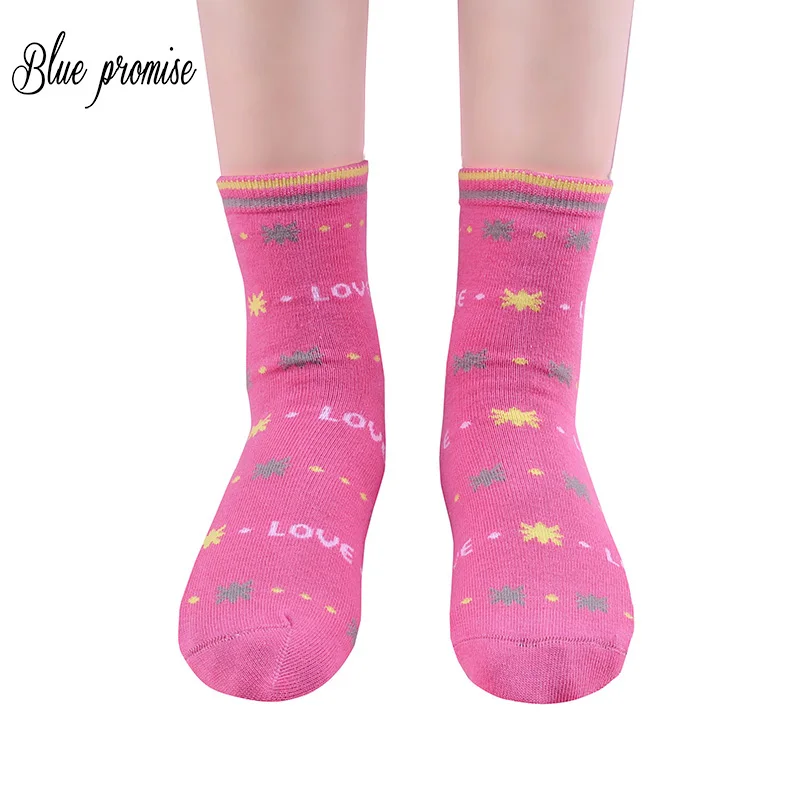 

2019 Winter Baby happy socks for children Cotton Girls Cartoon Kids Candy Colors breathable stylish
