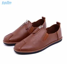 2017 High Quality men Genuine Leather Shoes Soft Moccasins Loafers Fashion Brand Men Flats Comfy Driving Shoes zapatos hombre