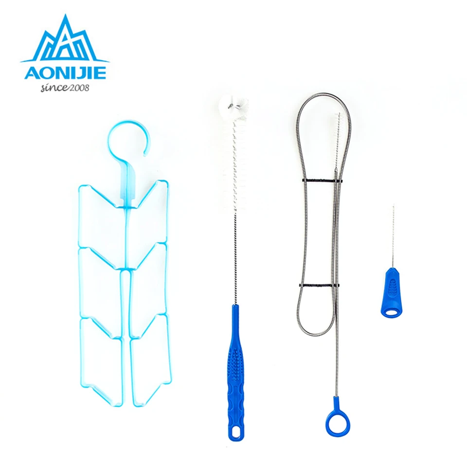 

AONIJIE Hydration Water Bladder Cleaning Kit 4 in 1 Cleaner Brushes Pack for Universal Water Reservoir Storage Bag