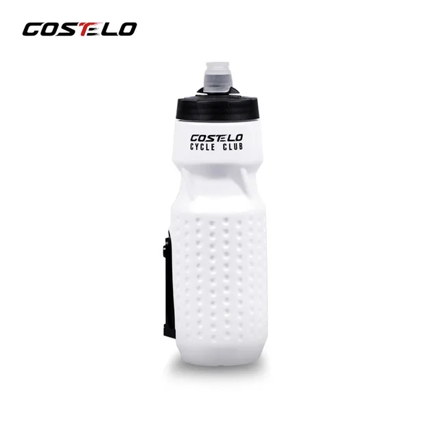 Инновации Costelo Магнитная бутылка Монтажная клетка велосипед велосипедные бутылки для воды Спортивная бутылка для воды, 710 мл стеклянные колбы пресс - Цвет: white 1 pcs