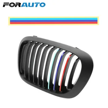 

FORAUTO Car Front Grille Trim Strips Stickers Kidney Grille Decal for BMW Series Car Sticker Car Styling Decor Reflective Decals