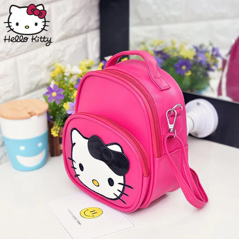 2018 рисунок Hello Kitty рюкзак детей девочек школьная сумка милые дети мальчик Рюкзаки