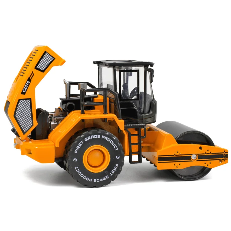 Kopen Legering road roller model, 140 kinderen educatief speelgoed bouwvoertuigen, kinderen favoriete geschenken, gratis verzending