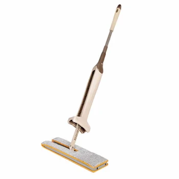 

Double Sided Mop Tile Wood Floor Microfiber No Hand Wash Mop with 4 Cloth for Home Zazzera piatta a doppia faccia RT99