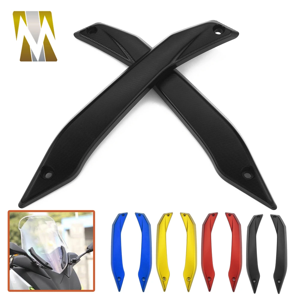 Modified Windshield Deflectors Windscreens Protectors Adjustable Lockable CNC Bracket Set For Yamaha XMAX X-MAX 125 250 300 400 (36)