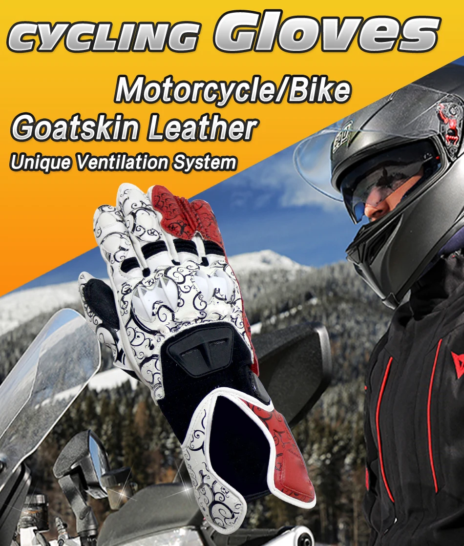 Moto rcycle перчатки moto Glove GP PRO для мужчин из натуральной кожи moto cross Защитное снаряжение Велоспорт Guantes moto Luvas da moto cicleta