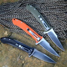 Y-START Флиппер складной нож 9Cr18MoV лезвие шарикоподшипник шайба G10 Ручка для наружного приключения кемпинг ножи выживания