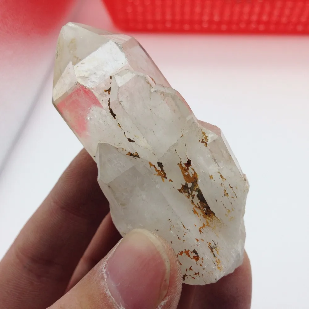 

Small Size Natural Quartz Cristal Stone and Clear Healing Point Quartz Crystal Specimen Rouh naturel quartz cristal de roche