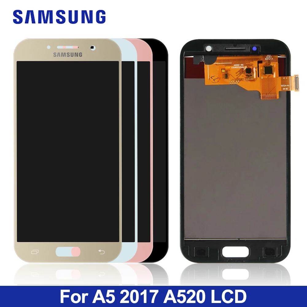 

Can adjust LCD Replacement For Samsung Galaxy A5 2017 A520F SM-A520F A520 LCD Display Touch Screen Digitizer Assembly 5.2 inch