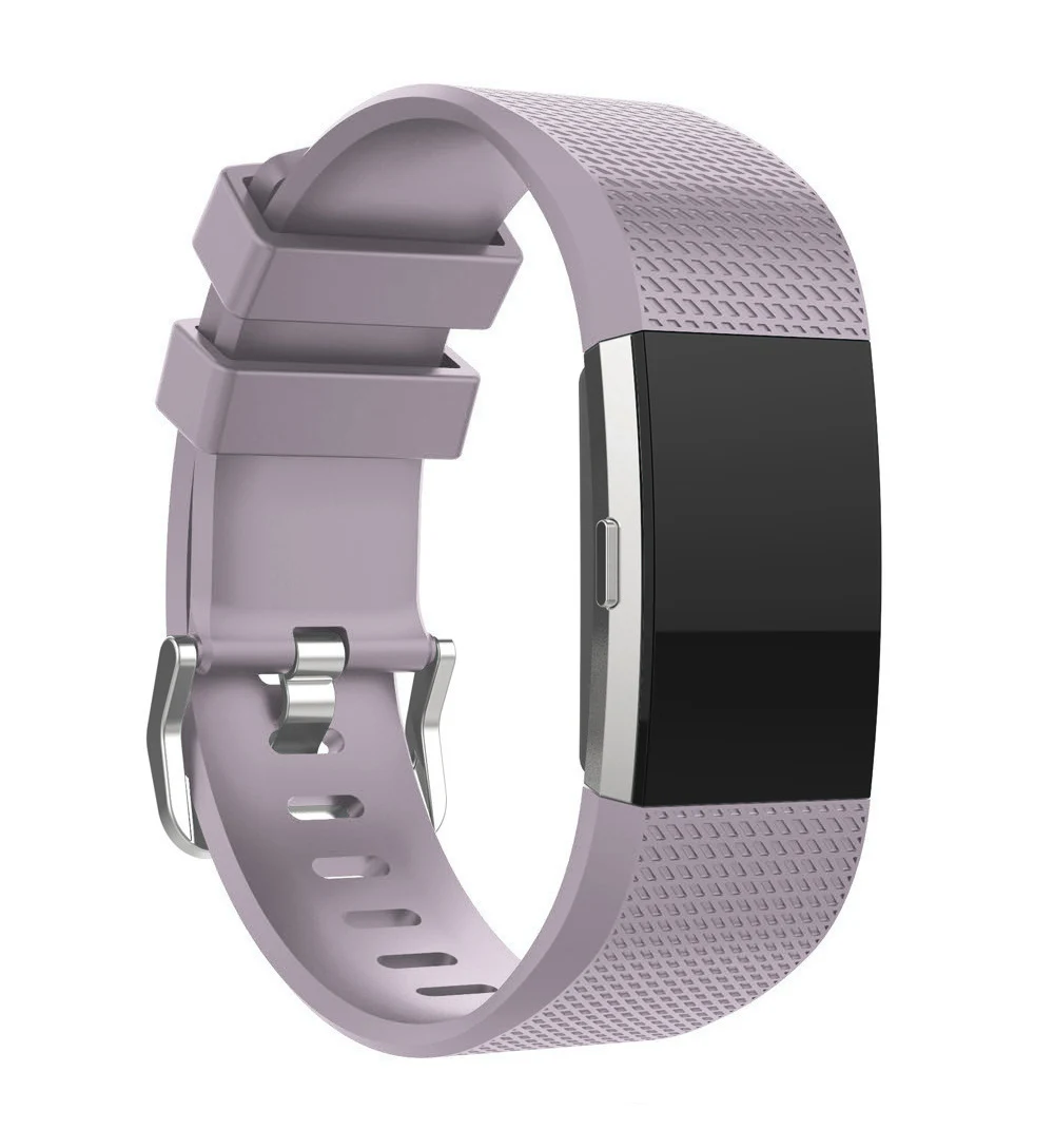 Сменный силиконовый ремешок для часов, браслет для Fitbit Charge 2, спортивные Смарт-часы, черный, белый ремешок для часов, ремешок для Fitbit 2