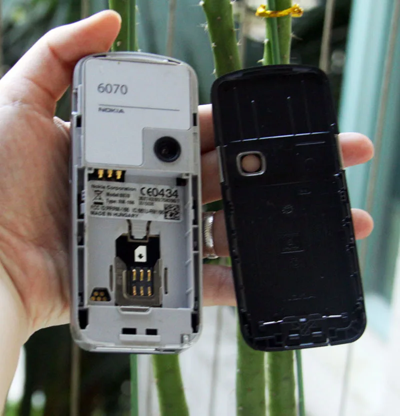 Мобильный телефон Восстановленный Nokia 6070 разблокирован 2G GSM мобильный телефон и русский язык
