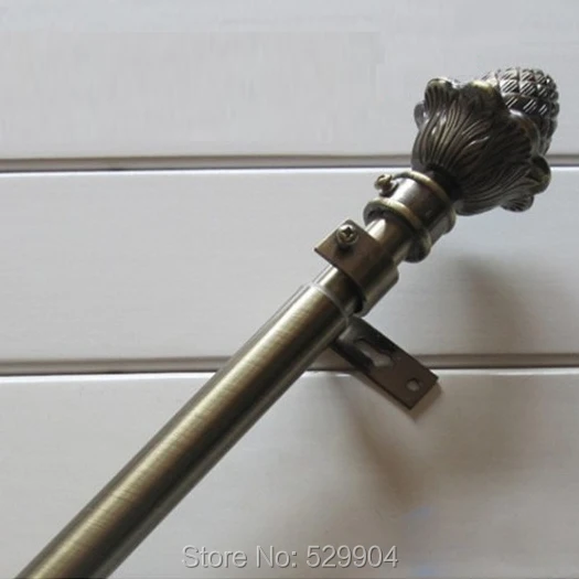60cm 120cm retractable hanging rod, taperstry rod, curtain rod with high qualityin Curtain 
