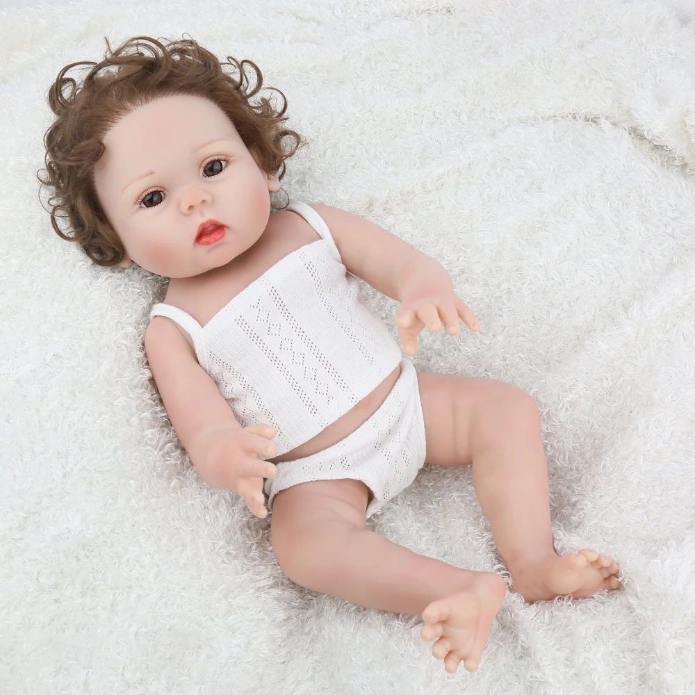 KAYDORA Reborn Baby Doll 17 дюймов полный винил реалистичные детские развивающие красивые игрушки для ванной дети Playmate милый Bebe Reborn menina