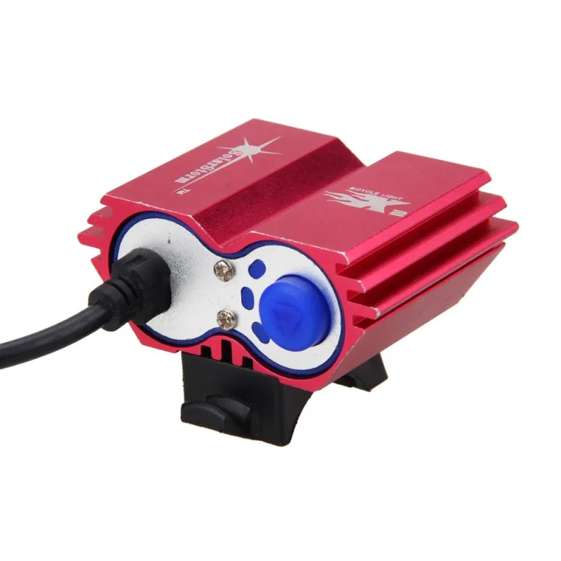 Best 5V USB Charging 8000 Lumens  T6 LED Bike Light 4 Modes Headlight Night Safe Cycling Lamp+ 4x18650 Battery Pack+Charger 17