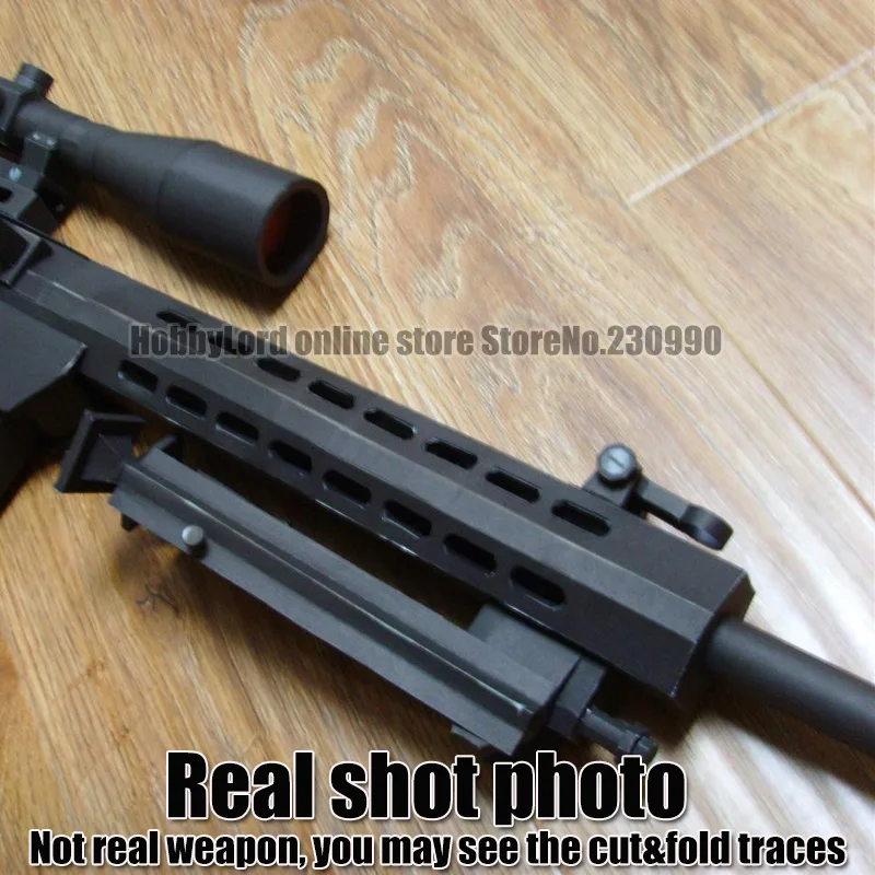 Barrett M82A1 12.7mm Sniper Rifle 3D Paper Model #6