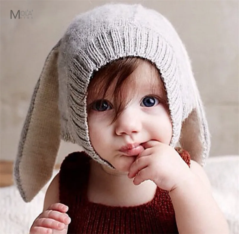 KIKIKIDS/шапочка для малышей с изображением животных; BEBES; для фотосъемки; детский кролик