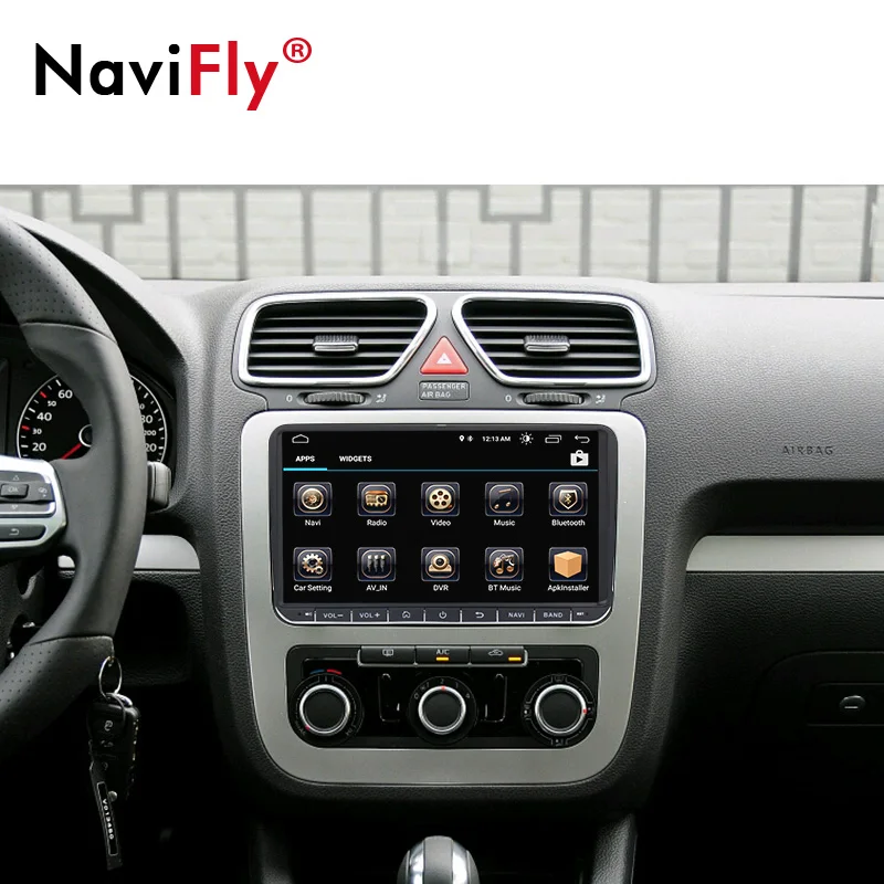 Clearance NaviFly Quad core Android 8.1 system car gps dvd player for Volkswagen SKODA GOLF 5 Golf 6 POLO PASSAT B5 B6 TIGUAN 1