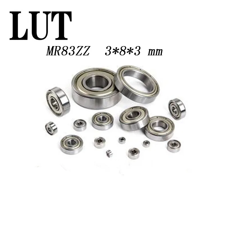 50 шт. высокое качество ABEC 5 MR83ZZ MR83Z MR83 ZZ 3x8x3 мм 3*8*3 Миниатюрные шарикоподшипники с