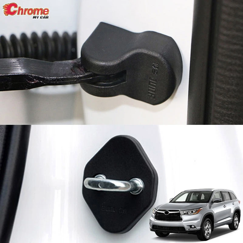 

For Toyota Highlander Kluger 2014 2015 2016 2017 2018 Door Lock Cover Arm Checker Stopper Buckle Case Guard Lid Car Accessories