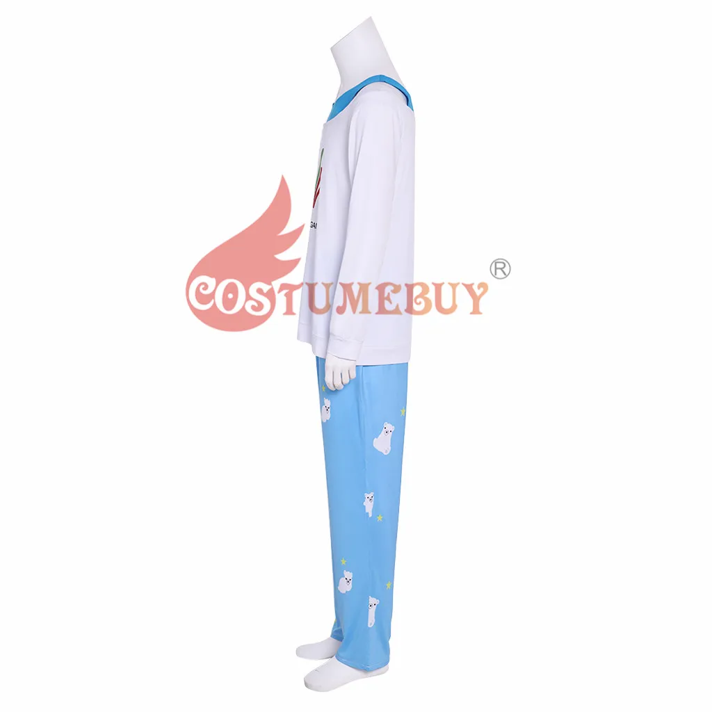 Costumebuy игра Ow Kawaii Mei летние игры свитер CG Rise and Shine Косплей пижамы Meiling Чжоу костюм Мэй полярный медведь брюки