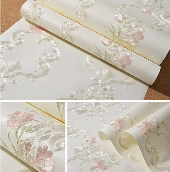 

Flowers Mural Wallpaper Roll 3d Florals for living room papel de parede para quarto home decor tapeten