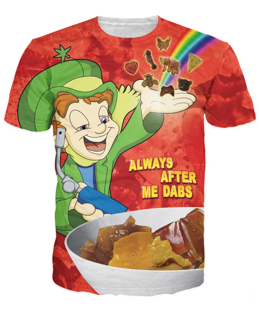 

Psychedelic Lucky Dabs T-Shirt Character Cartoon T Shirt Unisex Women Men Summer Style Tops Fashion Clothing Tees Tshirt