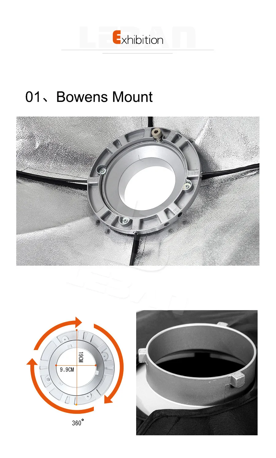 Godox 60 см* 60 см 2" x 24" Портативный Прямоугольный студийный стробоскоп Софтбокс диффузор с креплением Bowens для студийная вспышка Speedlite