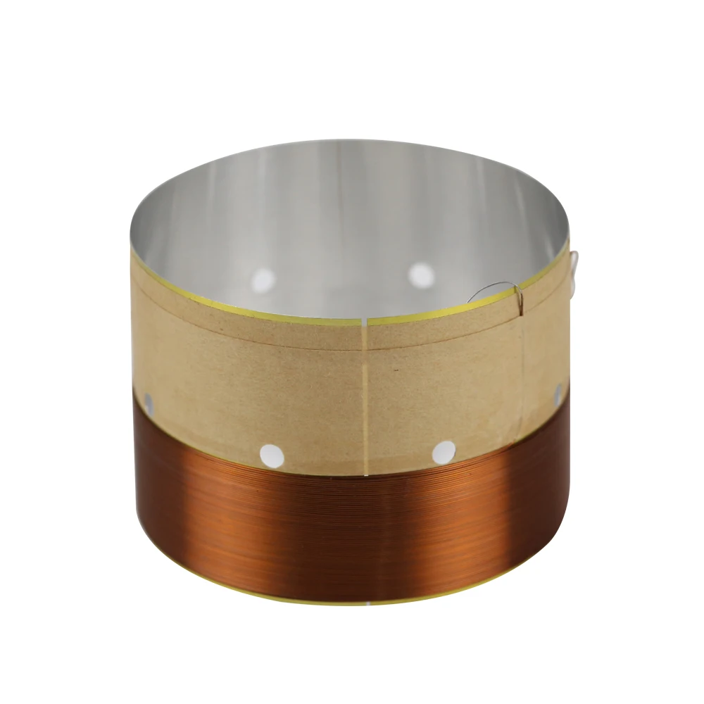 Ghxamp-branco Alumínio Som Air Outlet Hole para Subwoofer Speaker Bass Voice Coil Faça Você Mesmo 8ohm 1018 Subwoofer 76.5 mm Par - Image 2