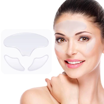 

Anti Wrinkle Eye Face Pad Reusable Medical Grade Silicone Invisible Chest Pad Anti-aging Eliminate Prevent Face Wrinkle Dropship