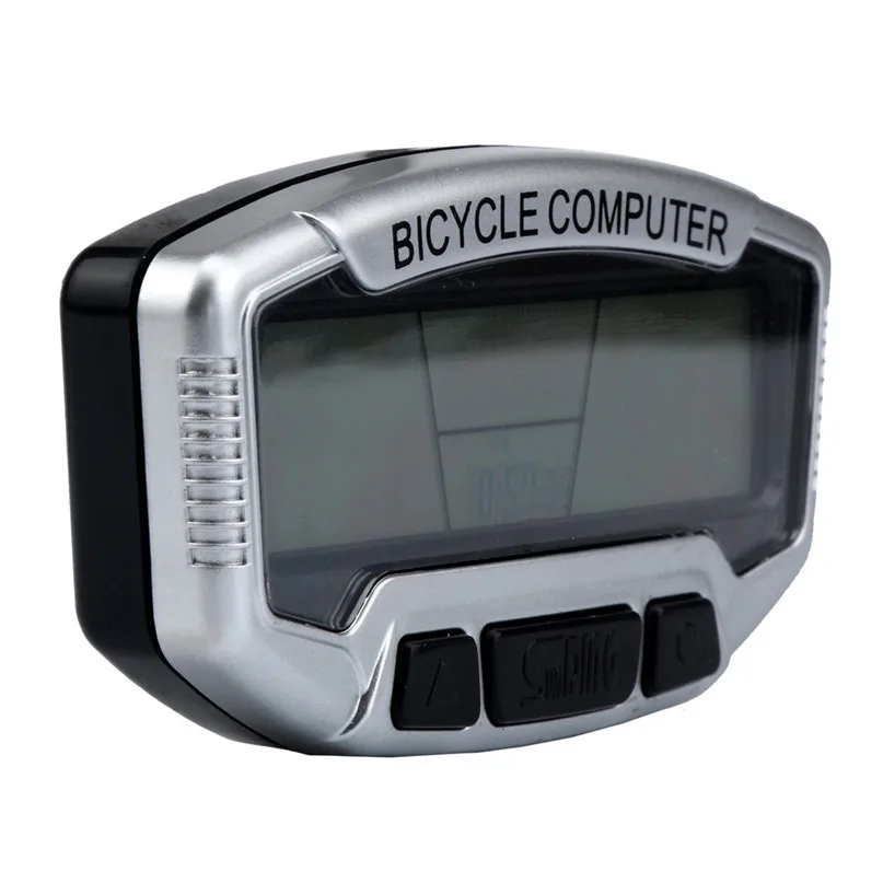 Wilreless Bicycle Cycle Computer Bike Speedo Speedometer Large display+ Backlight Bicycle Accessories Stopwatch #2A25 (6)