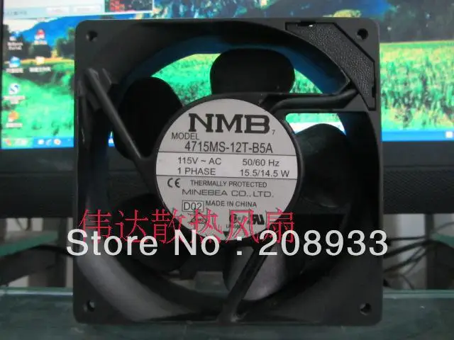 

For NMB 4715MS-12T-B5A AC 115V 15.5/14.5W chassis fan