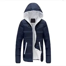 Winter Men Jacket 2017 Jackets High Quality Candy Color Warmth Mens And Coats Thick Parka Men Outwear XXXL Clothes