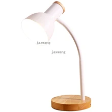 Скандинавская настольная лампа светодиодный гостиная прикроватная Спальня журнальный стол теплая настольная лампа Регулируемая лампа для чтения столовая настольная лампа декор искусство