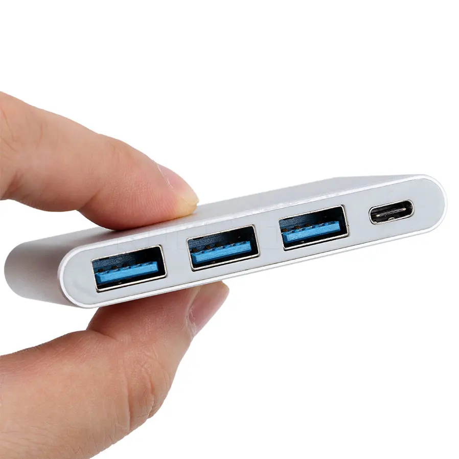 Kebidu USB 3,1 тип-c до 3 портов типа C к USB 3,0 концентратор зарядный порт адаптер для MacBook 1" Chromebook Pixel