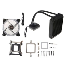 Liquid Freezer Cooling System CPU Cooler Fan Fluid Dynamic Bearing Radiator Kit