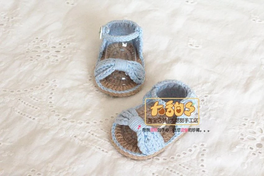 Kids Shoes Sweet And Handmade Princess Bow Baby Learn To Step Forward Soft Bottom Gift