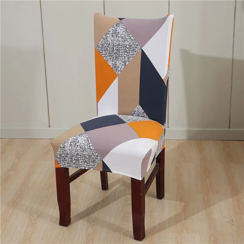 Однотонные эластичные чехлы на стулья из спандекса для ресторанов, свадеб, банкетов, отелей - Цвет: colour15