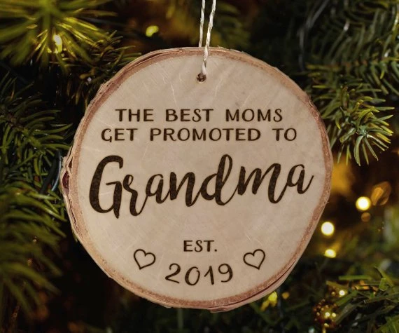 baby coming ornament