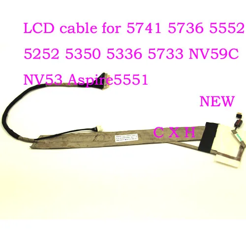 Новый ЖК-экран видео кабель для Acer Aspire 5741 5742 5252 5552 5336 5250 5253 5551G DC020010B10 | Компьютеры и