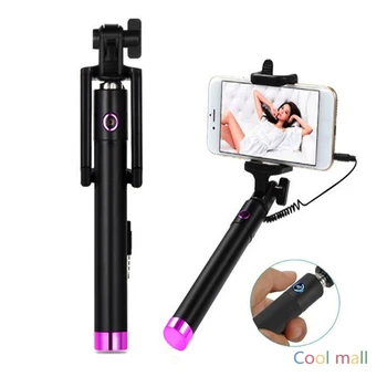 

Selfie Stick Wired for iphone 6s 5s SE Handheld Selfie Stick Android for Xiaomi Huawei Samsung Palo Selfie Con Perche Vara Gopro