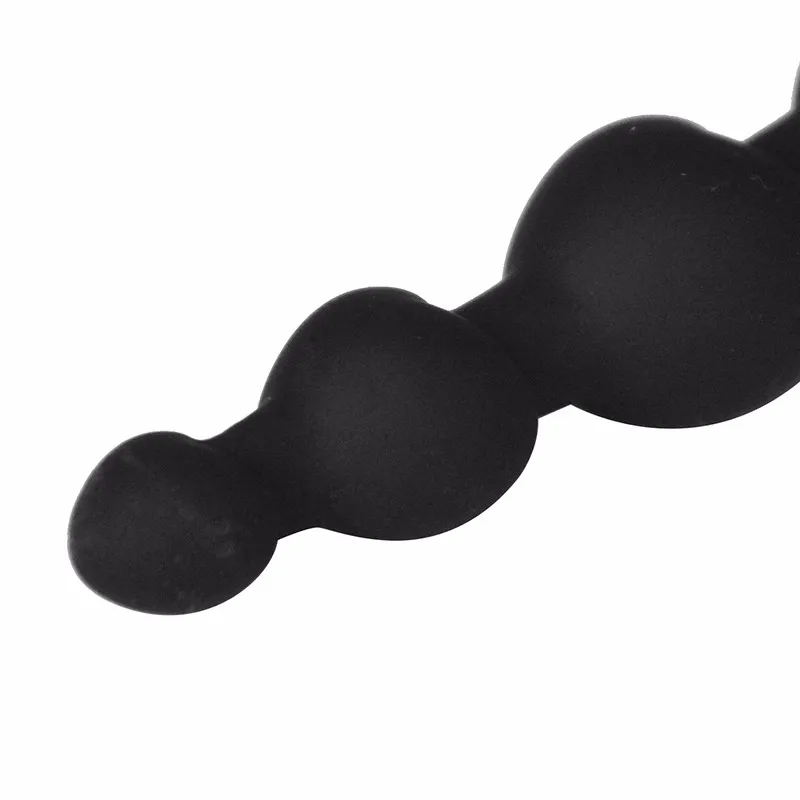 Zerosky Heart Shape Anal Plug Bead Toys Big Anal Balls Silicone G-Spot Stimulating Butt Plugs Adult Sex Toys Anal Beads Plug 4