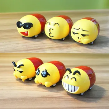

Fine Quality The Alloy Car Facial Expression Bag Model Car The Non Remote Control Children's Toy Pull Back Car Gift Interaction